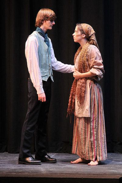 Rachael Lilly as Eponine with Marius